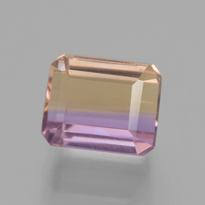 3.5ct Octagon Facet Bi-Color Ametrine Gem for sale 3.5ct Octagon Facet Bi-Color Ametrine Gem (ID: 442427)