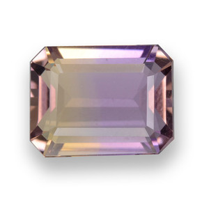3.2ct Octagon Step Cut Bi-Color Ametrine Gem for sale 3.2ct Octagon Step Cut Bi-Color Ametrine Gem (ID: 461830)