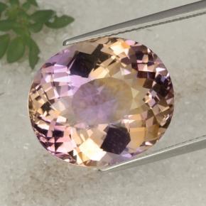 16.1ct Oval Portuguese-Cut Bi-color Ametrine for sale thumb image of 16.1ct Oval Portuguese-Cut Bi-color Ametrine (ID: 470077)