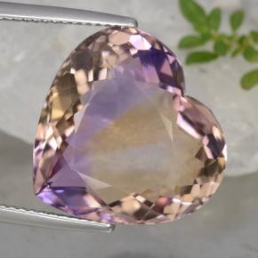 15.1ct Heart Facet Bi-Color Ametrine for sale thumb image of 15.1ct Heart Facet Bi-Color Ametrine (ID: 470203)