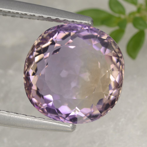 Bi-color Ametrine Gem - 5.2ct Oval Facet (ID: 470241)