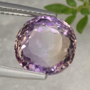 5.22 ct Bi-color Ametrine Stone, Natural Ametrine in Oval Facet Shape for Sale