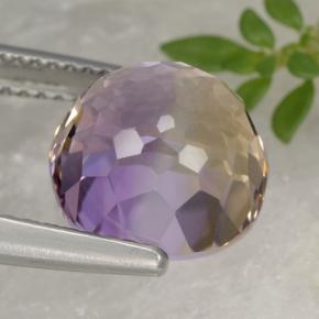 Ametrine Gemstone in 10 x 10 mm (calibrated) Size for Sale, Ametrine Stone in Bi-color Color
