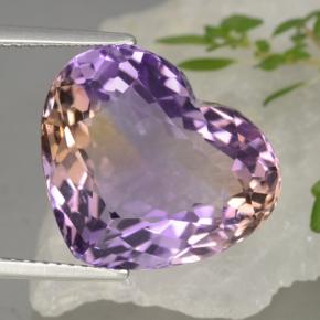 13.6ct Heart Facet Bi-Color Ametrine for sale thumb image of 13.6ct Heart Facet Bi-Color Ametrine (ID: 470334)