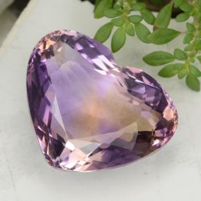 19.8ct Heart Facet Bi-Color Ametrine for sale thumb image of 19.8ct Heart Facet Bi-Color Ametrine (ID: 470364)
