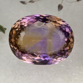 39.3ct Oval Portuguese-Cut Bi-Color Ametrine for sale thumb image of 39.3ct Oval Portuguese-Cut Bi-Color Ametrine (ID: 473963)