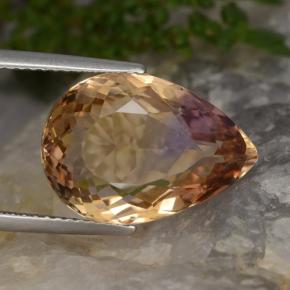 7.8ct Pear Facet Bi-Color Ametrine Gem for sale 7.8ct Pear Facet Bi-Color Ametrine Gem (ID: 475473)