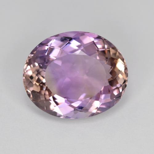 Двуцветный Аметрин Камень - 8.1ct Фасетный Овал (ID: 475596)