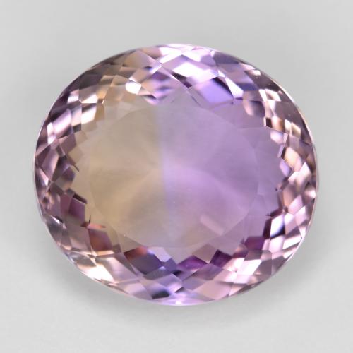 Bi-color Ametrine Gem - 7.8ct Oval Facet (ID: 475597)