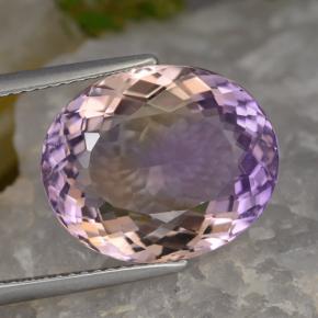 10.2ct Oval Facet Bi-color Ametrine Gem for sale 10.2ct Oval Facet Bi-color Ametrine Gem (ID: 475600)