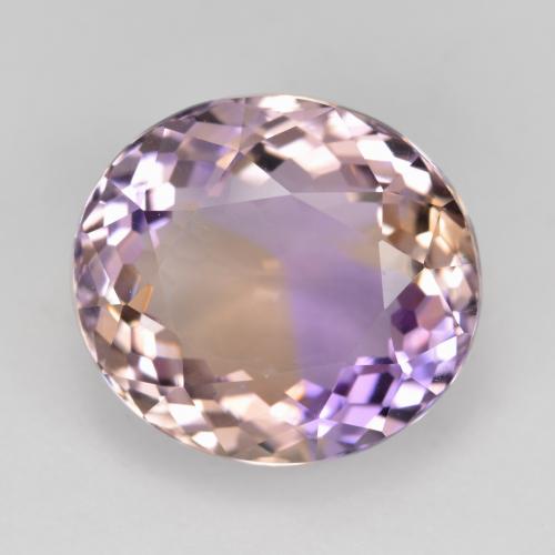 Bi-color Ametrine Gem - 8.2ct Oval Facet (ID: 475729)