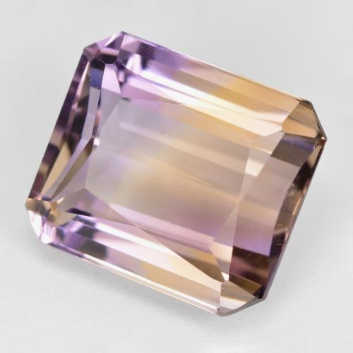 Bi-color Ametrine Gem - 8.9ct Octagon / Scissor Cut (ID: 475990)