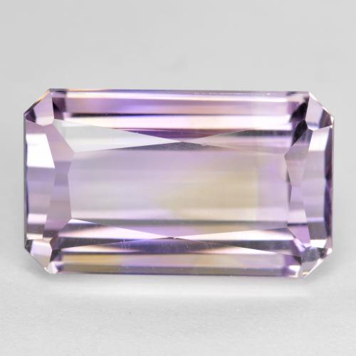 Bicolore Amétrine gemme - 10ct Octogone/Coupe ciseaux (ID: 475994)
