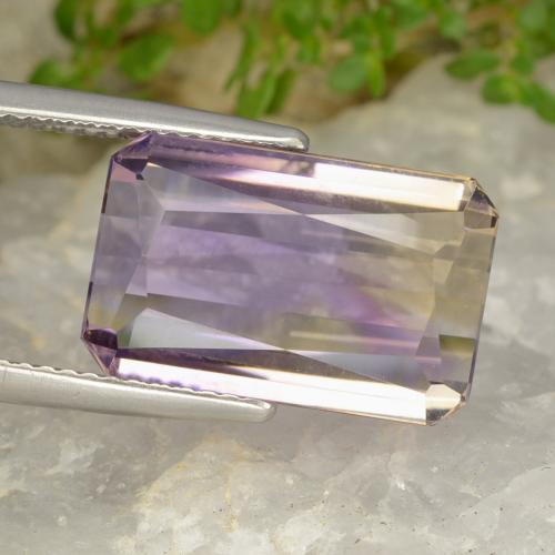 Bi-color Ametrine Gem - 9.6ct Octagon / Scissor Cut (ID: 475996)