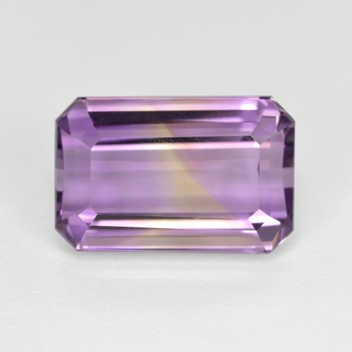 Bi-color Ametrine Gem - 8.6ct Octagon Step Cut (ID: 475998)