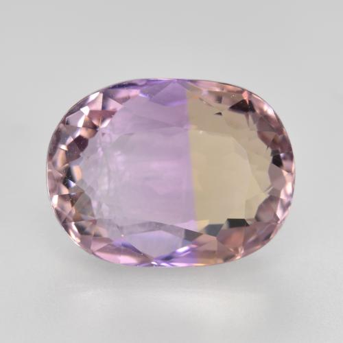Двуцветный Аметрин Камень - 4.3ct Фасетный Овал (ID: 481546)