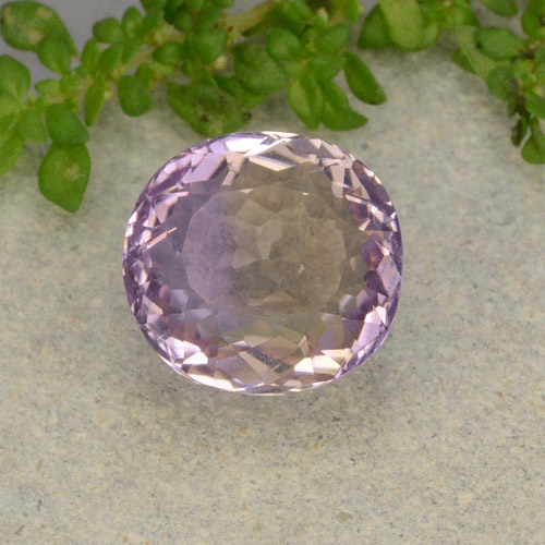 Bi-color Ametrine Gem - 4.6ct Oval Facet (ID: 481586)