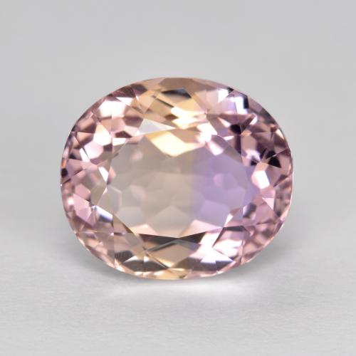 Двуцветный Аметрин Камень - 4.6ct Фасетный Овал (ID: 481611)