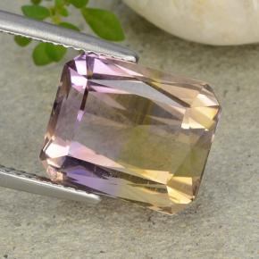 9.1ct Octagon / Scissor Cut Bi-Color Ametrine Gem for sale 9.1ct Octagon / Scissor Cut Bi-Color Ametrine Gem (ID: 483791)