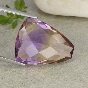 8.8ct Trillion Checkerboard Bi-color Ametrine Gem for sale 8.8ct Trillion Checkerboard Bi-color Ametrine Gem (ID: 483861)