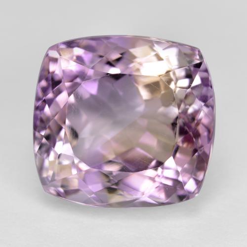Bi-color Ametrine Gem - 13ct Cushion-Cut (ID: 483886)