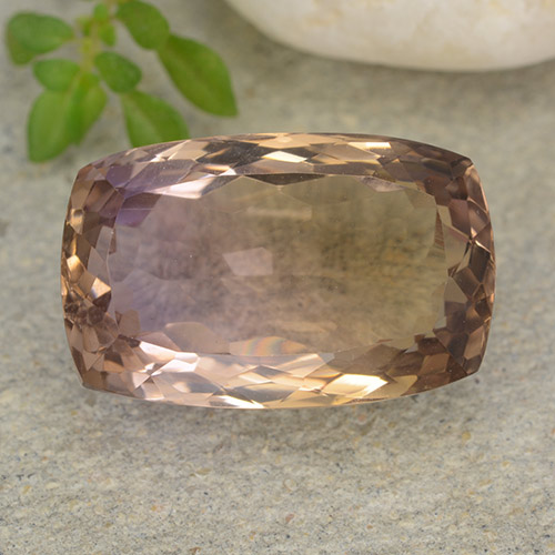 Bi-color Ametrine Gem - 8.1ct Cushion-Cut (ID: 483891)