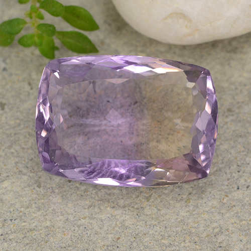 Bi-color Ametrine Gem - 10ct Cushion-Cut (ID: 483892)