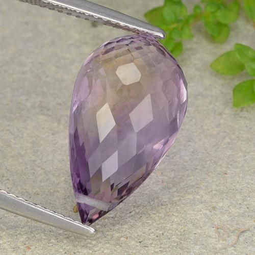 Ametrine Gemstone in 18.5 x 10.1 mm Size for Sale, Ametrine Stone in Bi-color Color