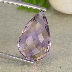 8.6ct Briolette with Hole Bi-Color Ametrine Gem for sale 8.6ct Briolette with Hole Bi-Color Ametrine Gem (ID: 484365)