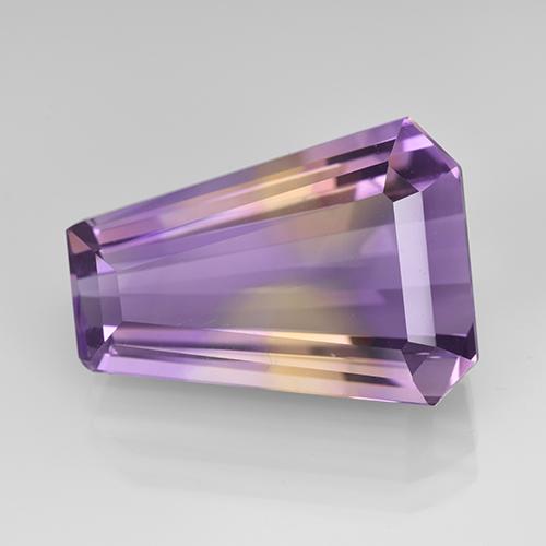 13.4ct Trapezoid Bi-Color Ametrine Gem for sale 13.4ct Trapezoid Bi-Color Ametrine Gem (ID: 504035)