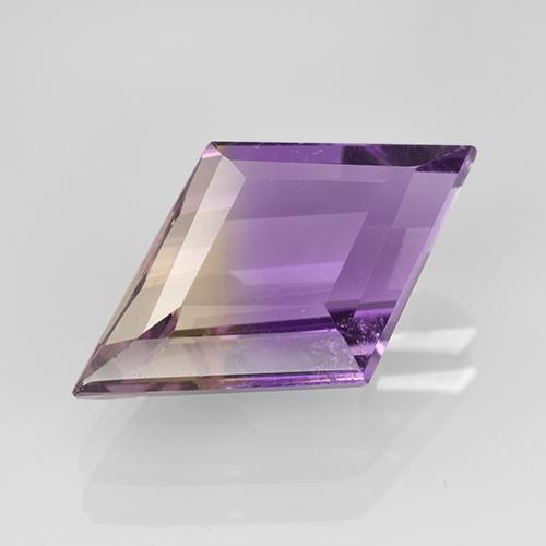4ct Rhomb Facet Bi-Color Ametrine Gem for sale 4ct Rhomb Facet Bi-Color Ametrine Gem (ID: 504038)