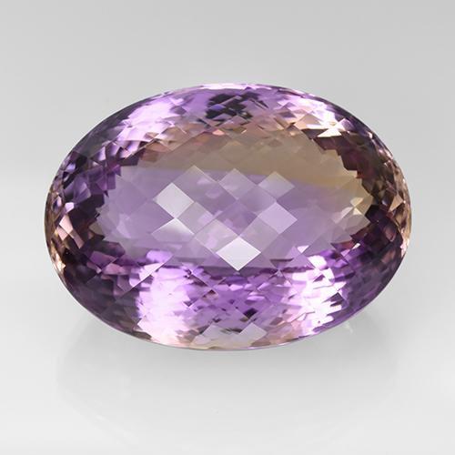 Двуцветный Аметрин Камень - 94.4ct Овал Шахматный (ID: 505494)