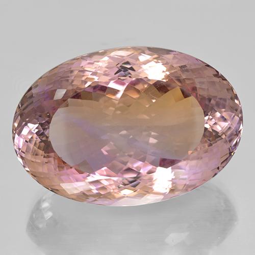 Двуцветный Аметрин Камень - 100.1ct Овальная Португальская Огранка (ID: 505499)