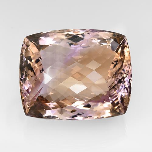 102.3ct Cushion Checkerboard Bi-Color Ametrine Gem for sale 102.3ct Cushion Checkerboard Bi-Color Ametrine Gem (ID: 505503)