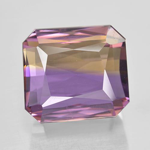 Двуцветный Аметрин Камень - 21.7ct Огранка Октагон / Ножницы (ID: 505781)