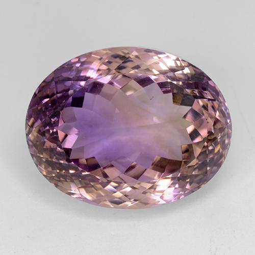 Двуцветный Аметрин Камень - 31.6ct Овальная Португальская Огранка (ID: 508989)