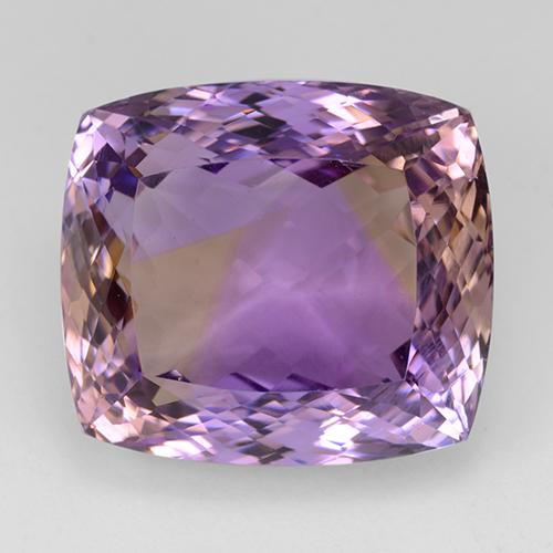 Bi-color Ametrine Gem - 39.7ct Cushion-Cut (ID: 508995)