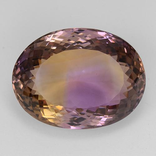 Bicolor Ametrina Gema - 29.9ct Corte Portuguesa en Forma Óvalo (ID: 509001)