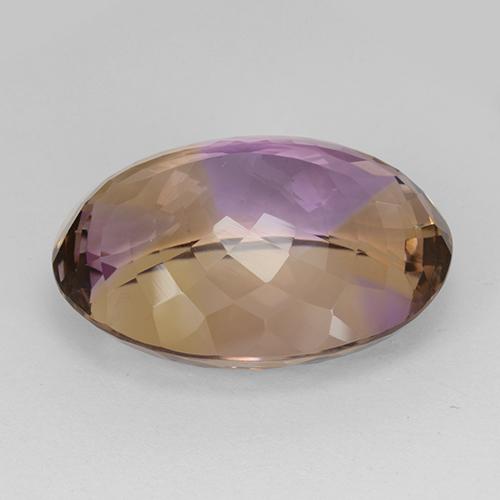 Ametrine Gemstone in 23.3 x 17.8 mm Size for Sale, Ametrine Stone in Bi-color Color