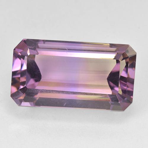 Bi-color Ametrine Gem - 15.1ct Octagon Step Cut (ID: 514402)