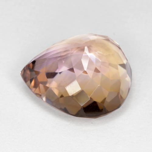 Ametrine Gemstone in 16.5 x 16 mm Size for Sale, Ametrine Stone in Bi-color Color