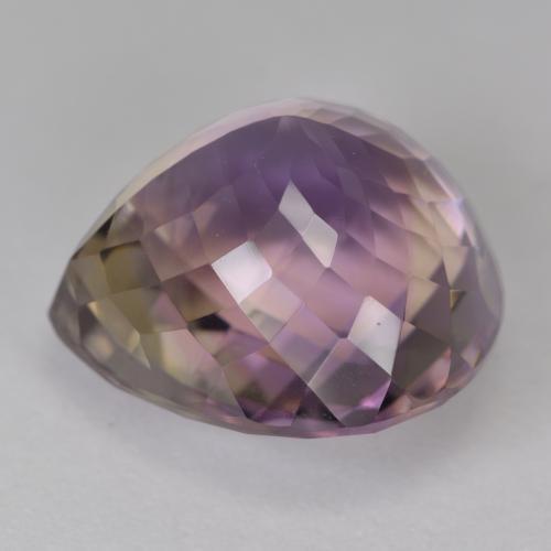 Ametrine Gemstone in 17 x 17 mm (calibrated) Size for Sale, Ametrine Stone in Bi-color Color