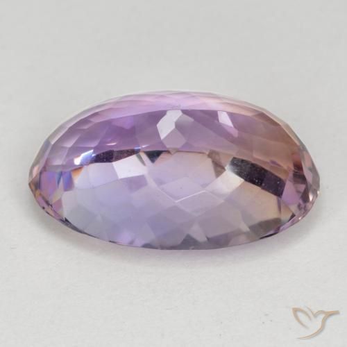 Ametrine Gemstone in 19 x 12.6 mm Size for Sale, Ametrine Stone in Bi-color Color