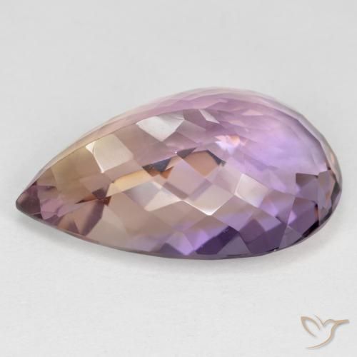 Ametrine Gemstone in 25.4 x 15.8 mm Size for Sale, Ametrine Stone in Bi-color Color