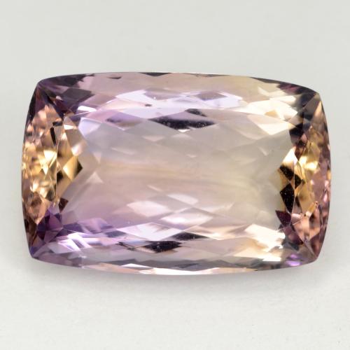 Двуцветный Аметрин Камень - 21.9ct Огранка Подушечка (ID: 571554)
