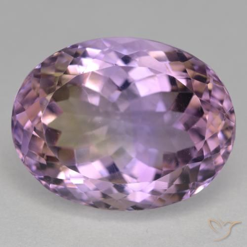 Amétrine Bicolore oval facet du Brésil, 17,8 x 13,7mm, poids de 16,5 ct, pierre gemme naturelle Non traité de pureté vvs, 1 pièce d'amétrine, couleur Bicolore, dureté Mohs de 7 convient aux bijoux de tous les jours, pierre de sagesse, Photo A