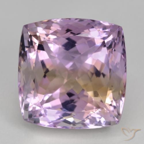 Ametrine Taglio a cuscino da 31,12 ct dal Brasile, dimensione 18,1 x 17,8mm, purezza VVS, pietra preziosa naturale non trattati, Ametrine 1pc in colore Bi-Colore, durezza Mohs di 7 adatto per gioielli da indossare ogni giorno, Photo A