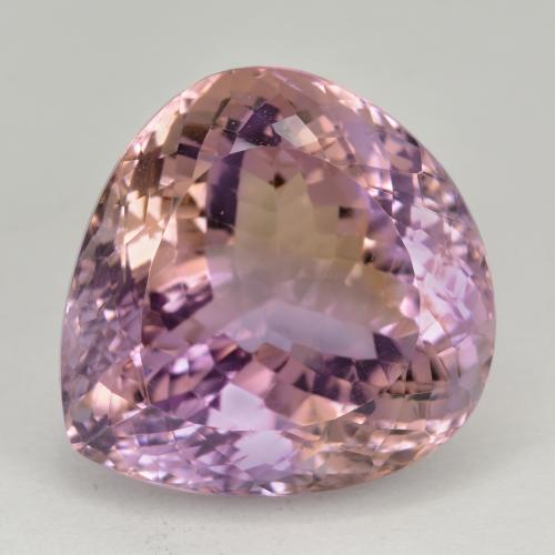 Amétrine Poire en damier des États-Unis 44,27 ct, dimension 22,9 x 21,6mm, pureté vvs, pierre gemme naturelle Non traité, 1 pièce d'amétrine de couleur Bicolore, dureté Mohs de 7 convient aux bijoux de tous les jours, pierre de sagesse, Photo A