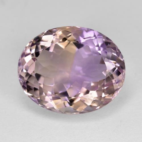 Bi-color Ametrine Gem - 10.5ct Oval Facet (ID: 571576)