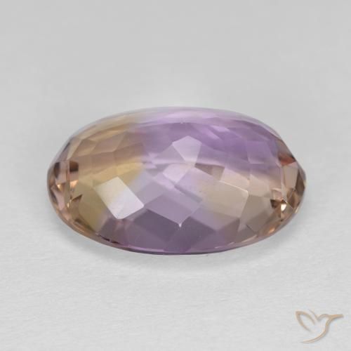 Ametrine Gemstone in 14.5 x 10.6 mm Size for Sale, Ametrine Stone in Bi-color Color